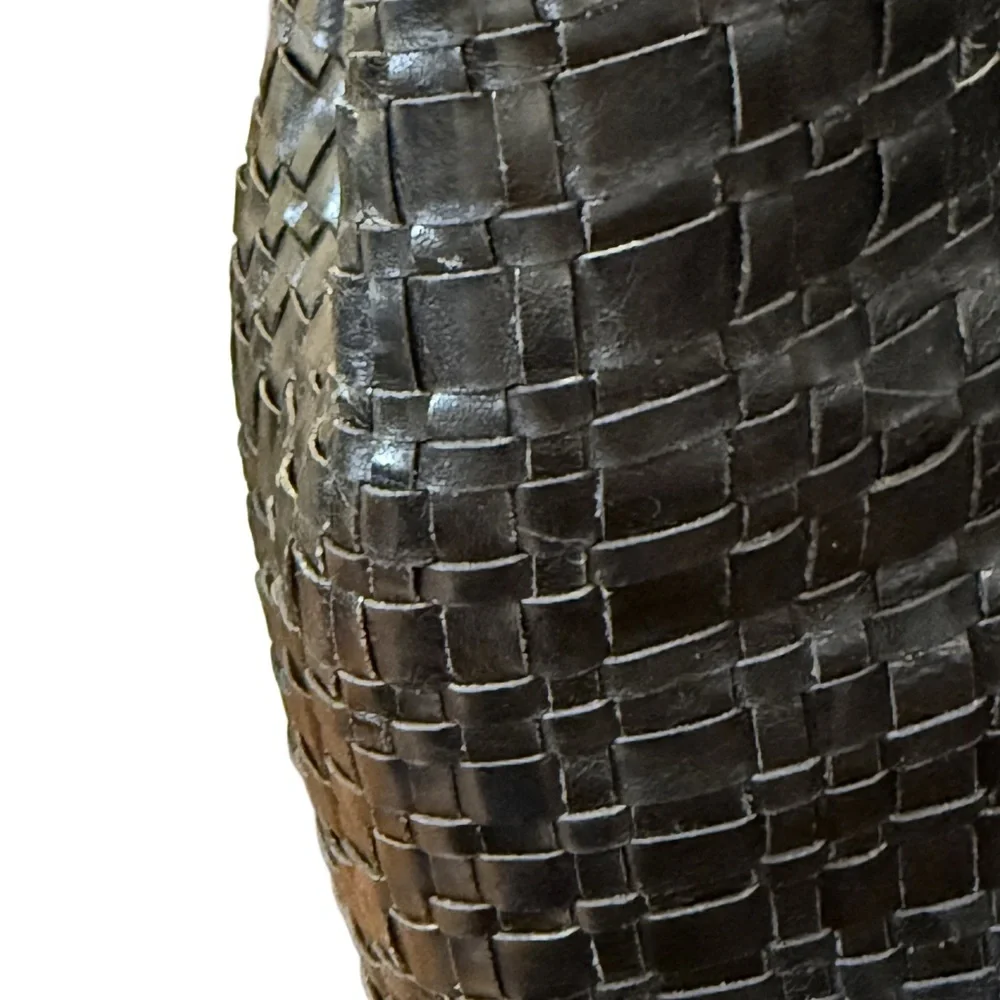 Elliott Lucca Crazy Horse Woven Leather Shoulder Bag
